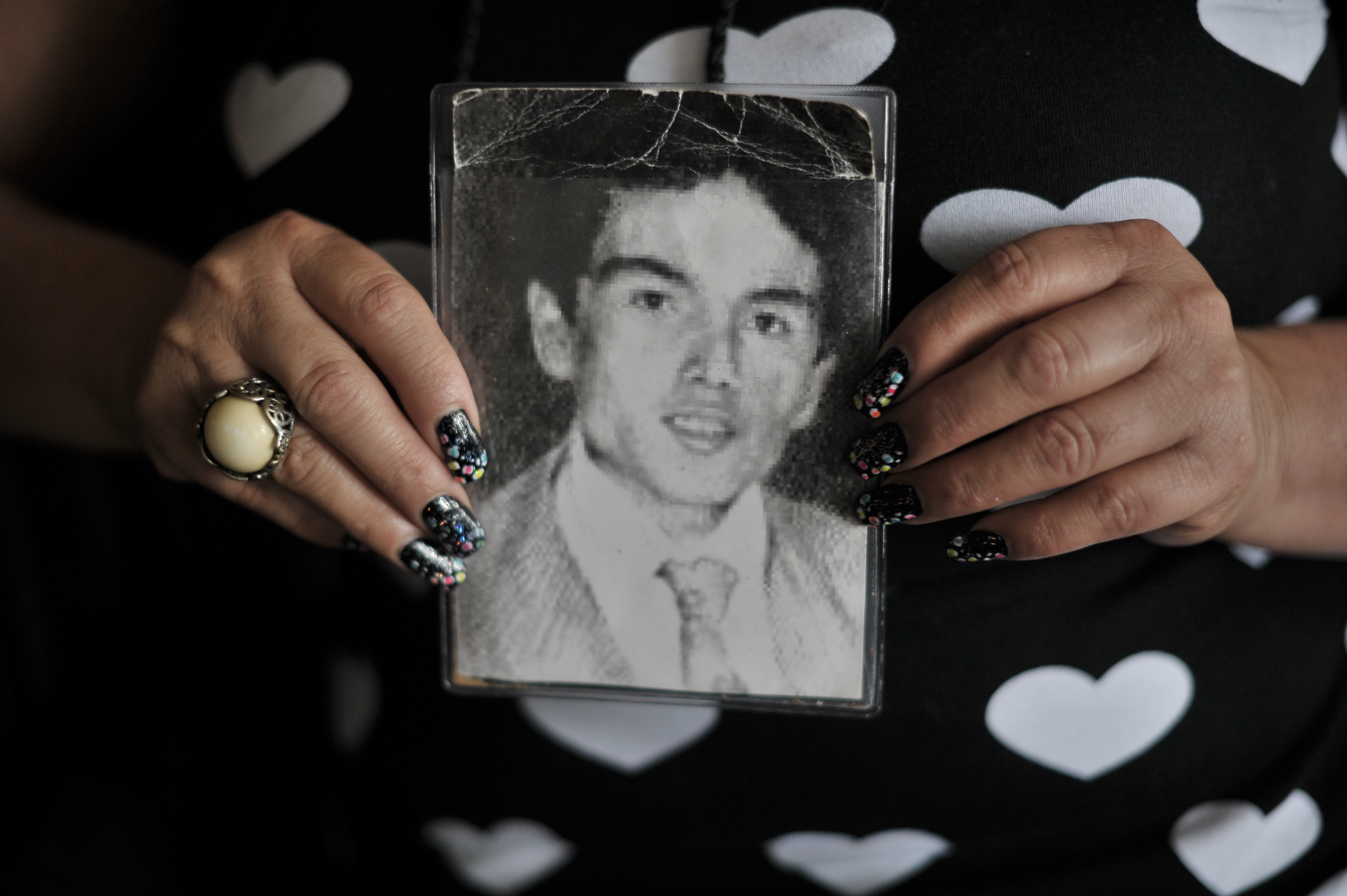 Esposa de Héctor Jaime Beltrán, uno de los desaparecidos del holocausto del Palacio de Justicia.