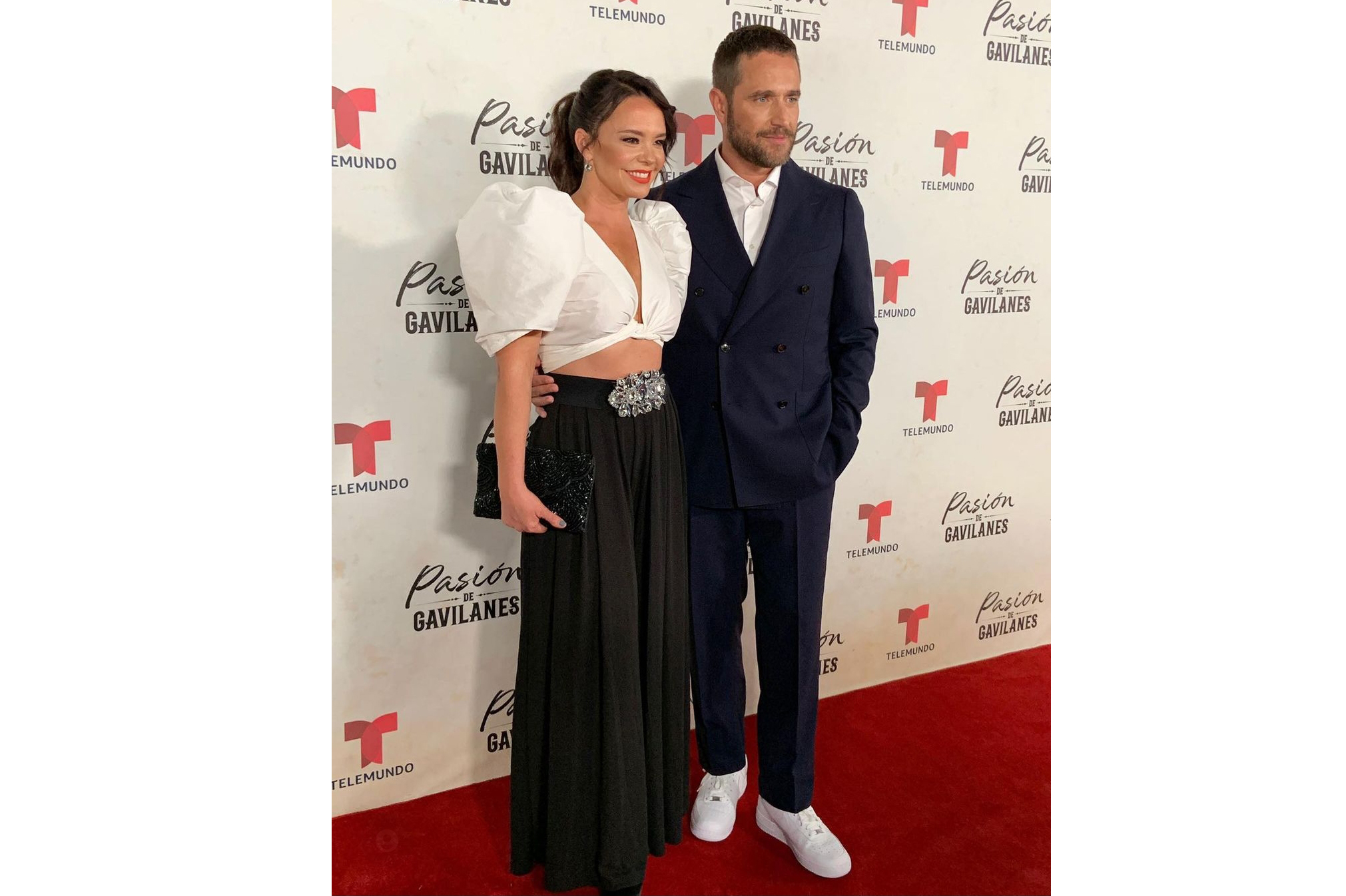 Natasha Klauss y Michel Brown