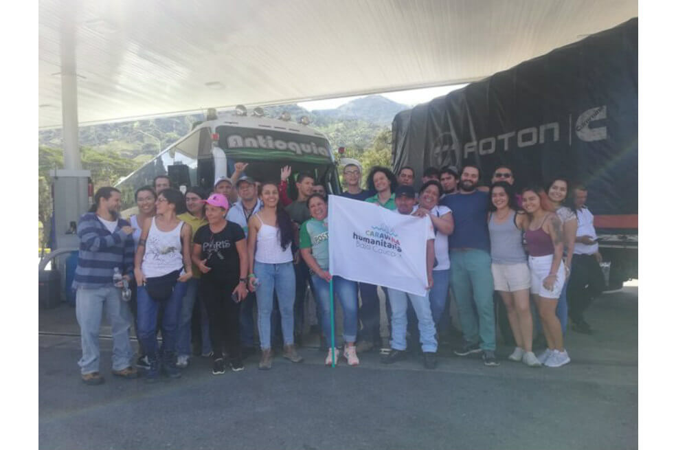 Caravana humanitaria recorre el Bajo Cauca Antioqueño para exigir el derecho a la vida