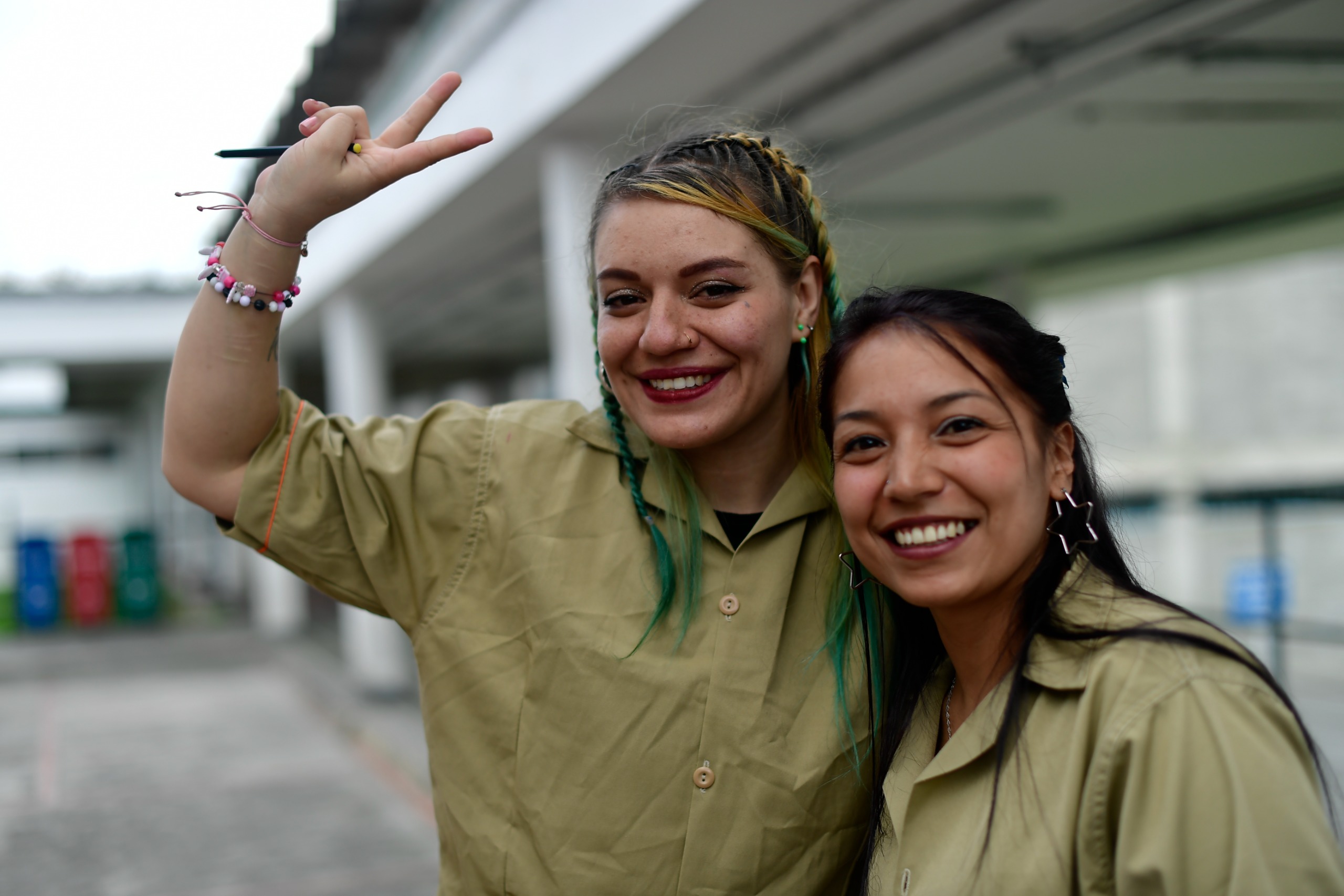 Ángela y Karen son dos de las mujeres que participaron en el proyecto de prácticas restaurativas de PNUD y el Minjusticia.