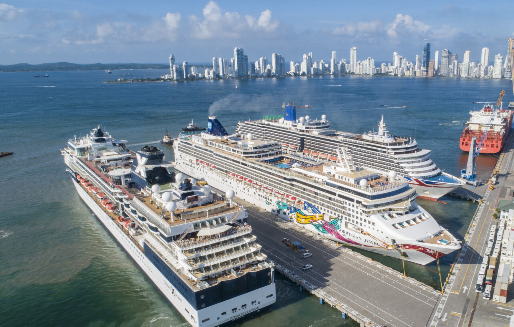 29 cruceros dormirán en Cartagena y con ellos mejora el impacto económico de esta actividad en la ciudad.