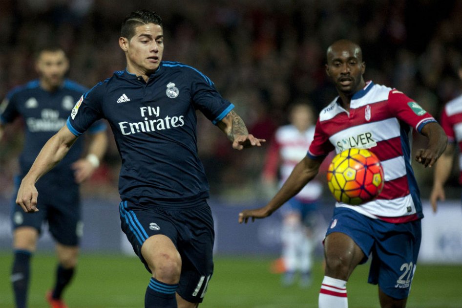 James continuaría como titular del Madrid por recaída de Bale en la lesión