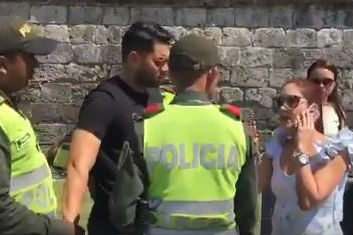 La “captura” que terminó en propuesta de matrimonio en Cartagena