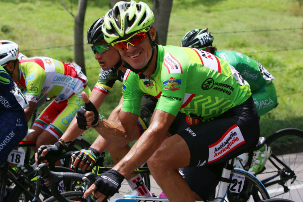 El ciclista antioqueño Danny Osorio, de 29 años, durante el Clásico RCN 2017. / Diego Sinisterra – prensa oficial