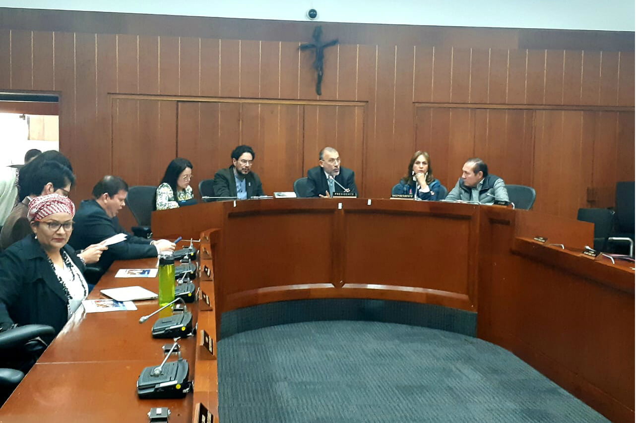 Comisión de Paz pide a Ernesto Macías consultar objeciones a la Corte Constitucional