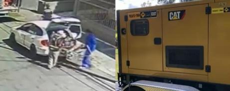 Video: ladrones se llevaron máquina de señalización del IDU en Bogotá