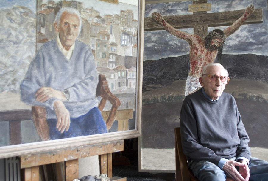 Falleció Luis Torras, el pintor más viejo del mundo