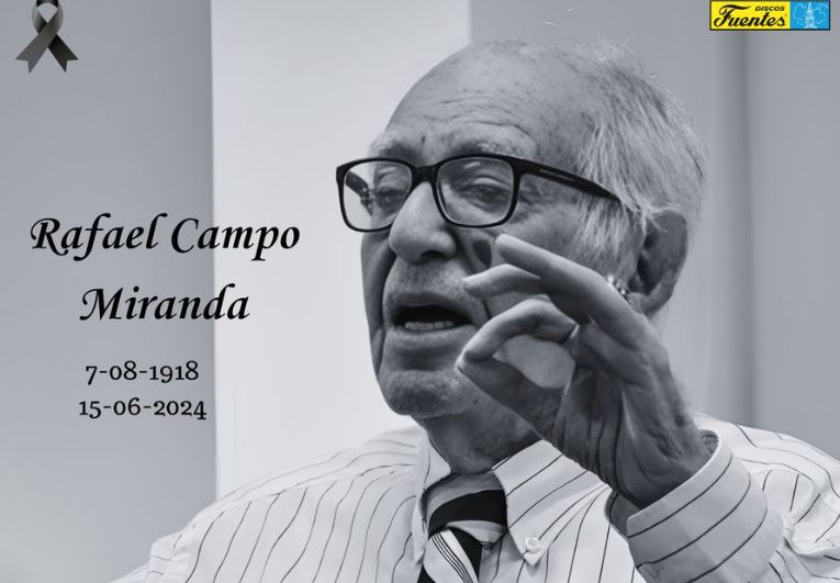 Murió Rafael Campo Miranda, compositor del “Pájaro Amarillo”