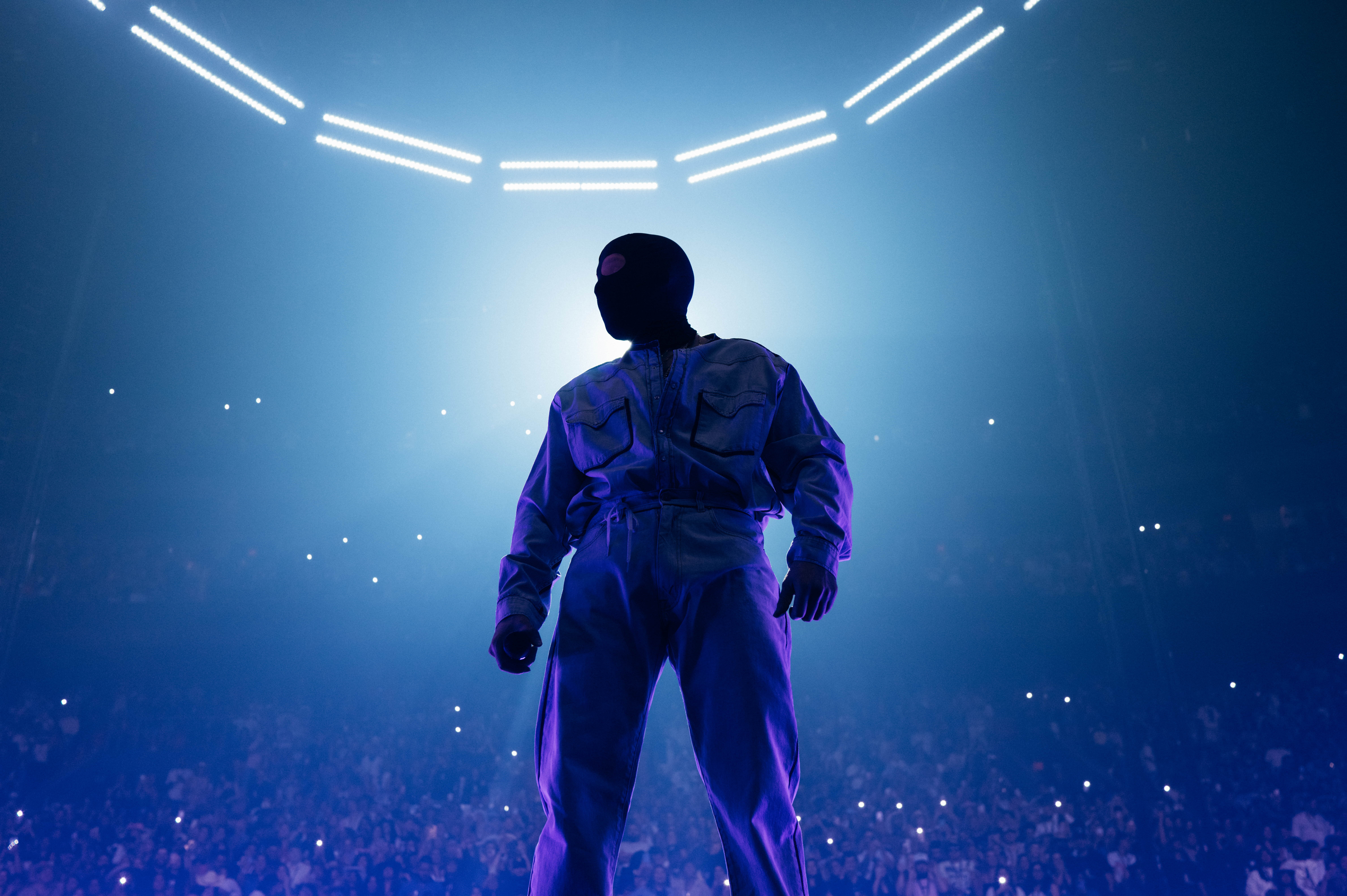 Bad Bunny durante su gira "Most Wanted" en Estados Unidos durante este 2024.