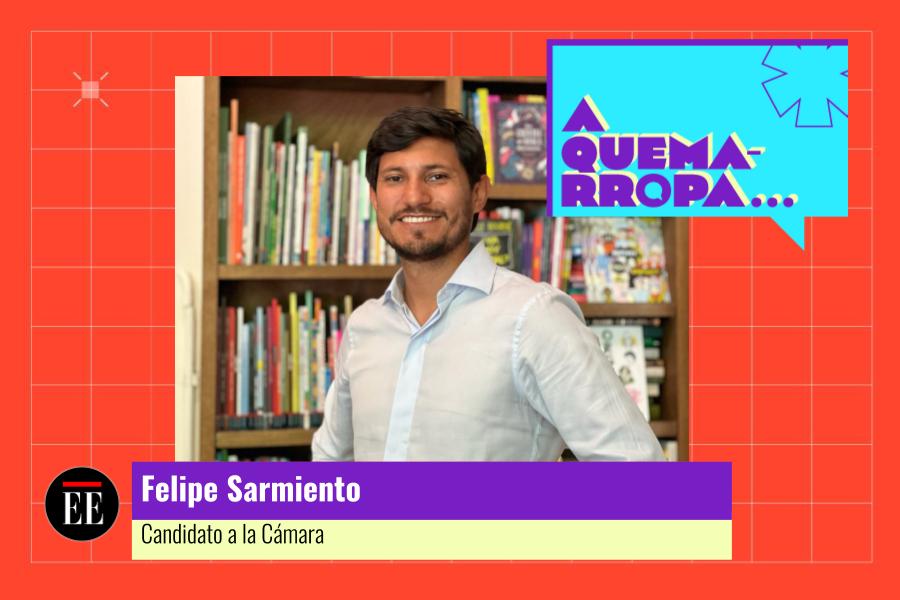 A Quemarropa con Felipe Sarmiento, candidato a la Cámara por el Nuevo Liberalismo