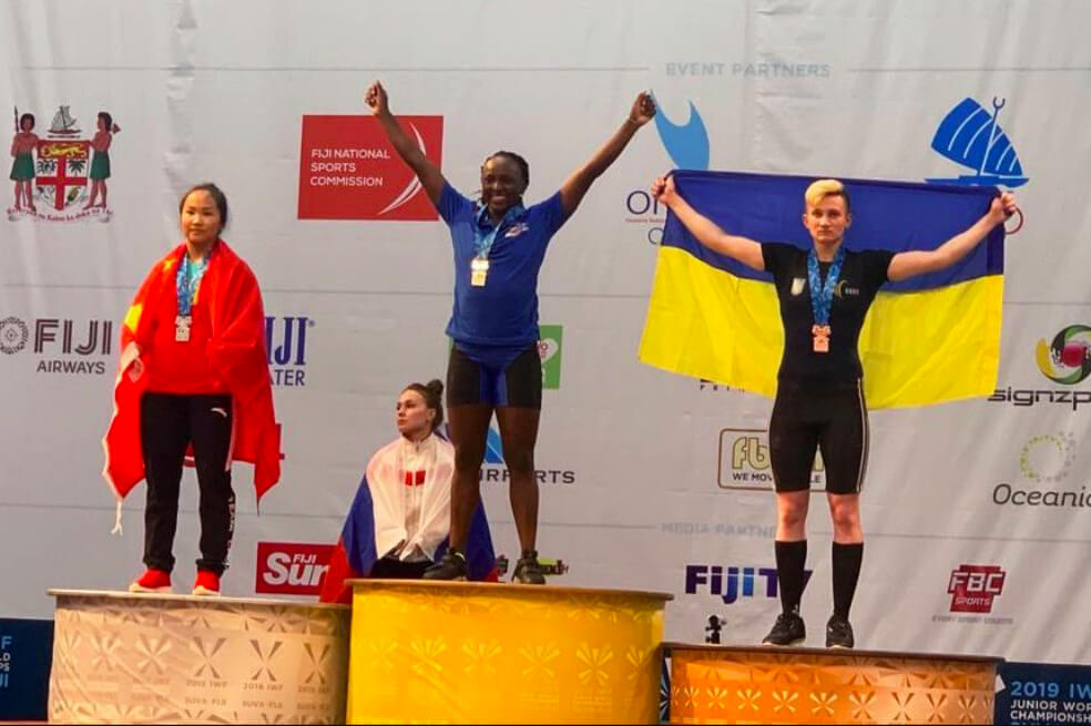 Yenny Sinisterra, oro en el Mundial Juvenil de Pesas