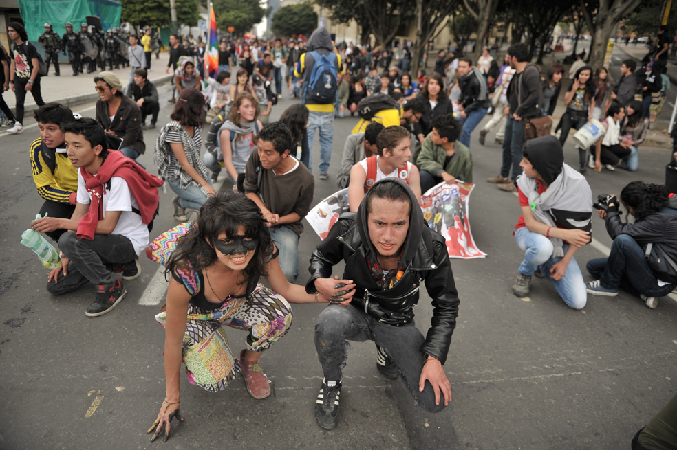 Así se vivió la jornada de indignación en Bogotá