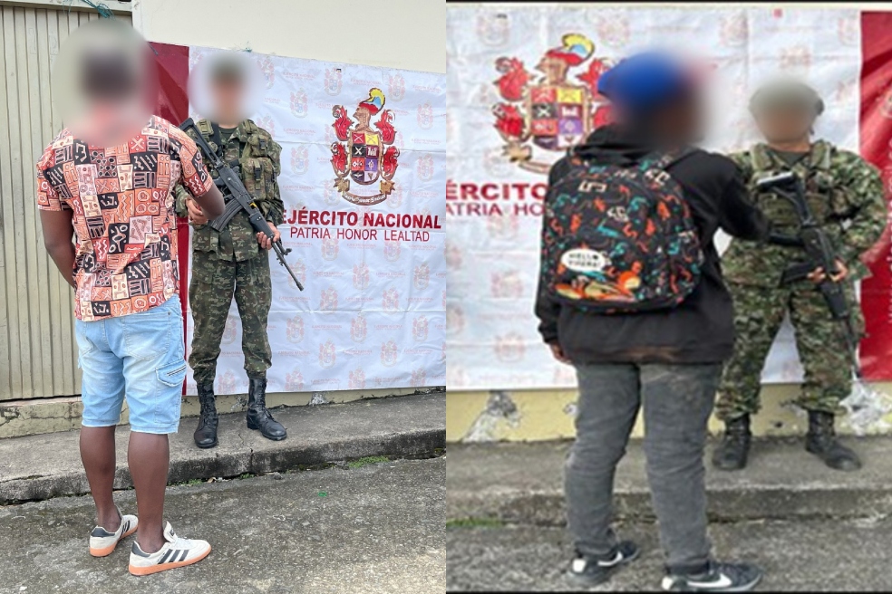 Hombre del Clan del Golfo y uno del Eln se entregaron a las autoridades en Risaralda