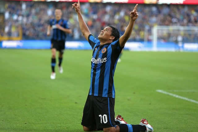 Carlos Bacca anotó en partido del Brujas en liga belga