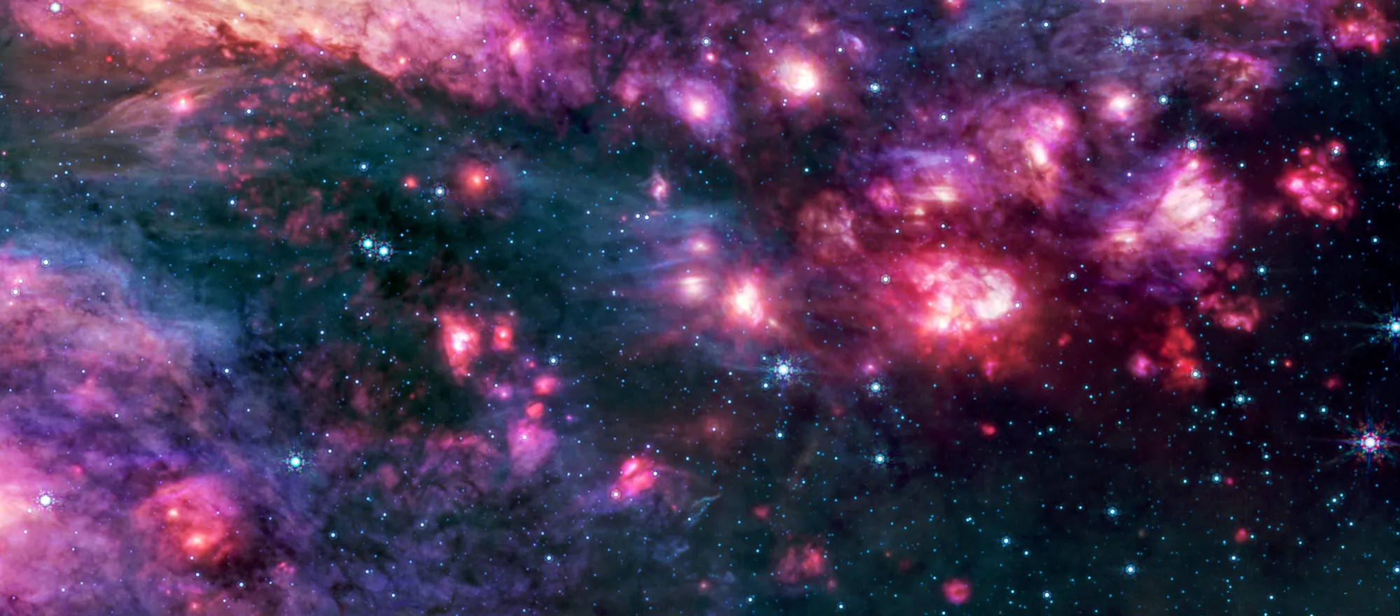 Sagitario B2: una de las impactantes imágenes del espacio que dejó la NASA en 2025