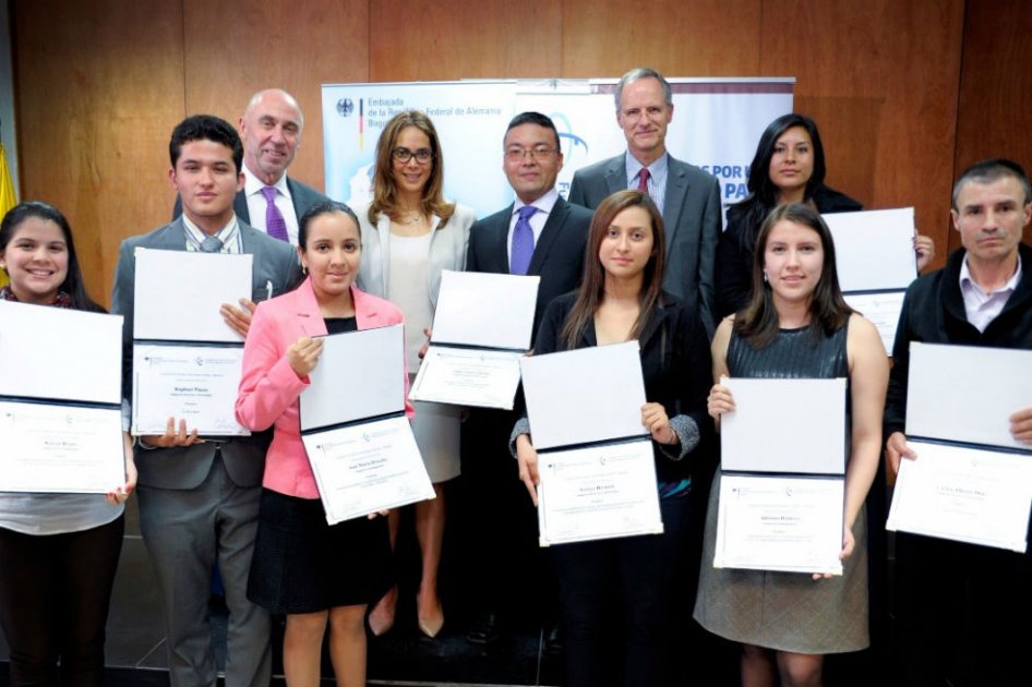 Alemania otorga becas de innovación productiva a jóvenes colombianos