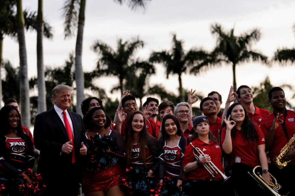 Trump: “Me costaría permitir que me hijo jugara fútbol americano”