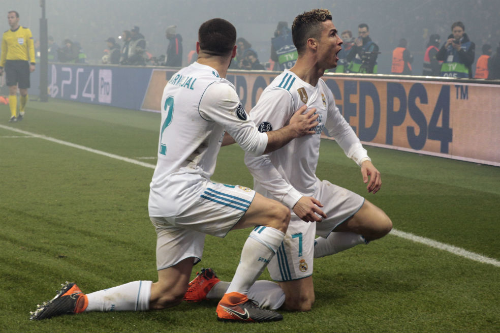 El Real Madrid venció al PSG y se metió a los cuartos de la Champions