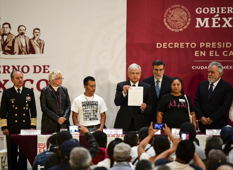 La comisión de la verdad de López Obrador para el caso de Ayotzinapa
