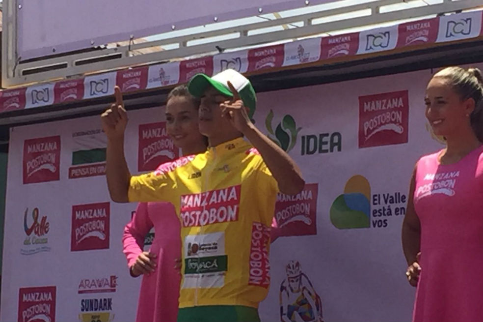Javier Eduardo Gómez, ganador de la segunda etapa del Clásico RCN 2017.