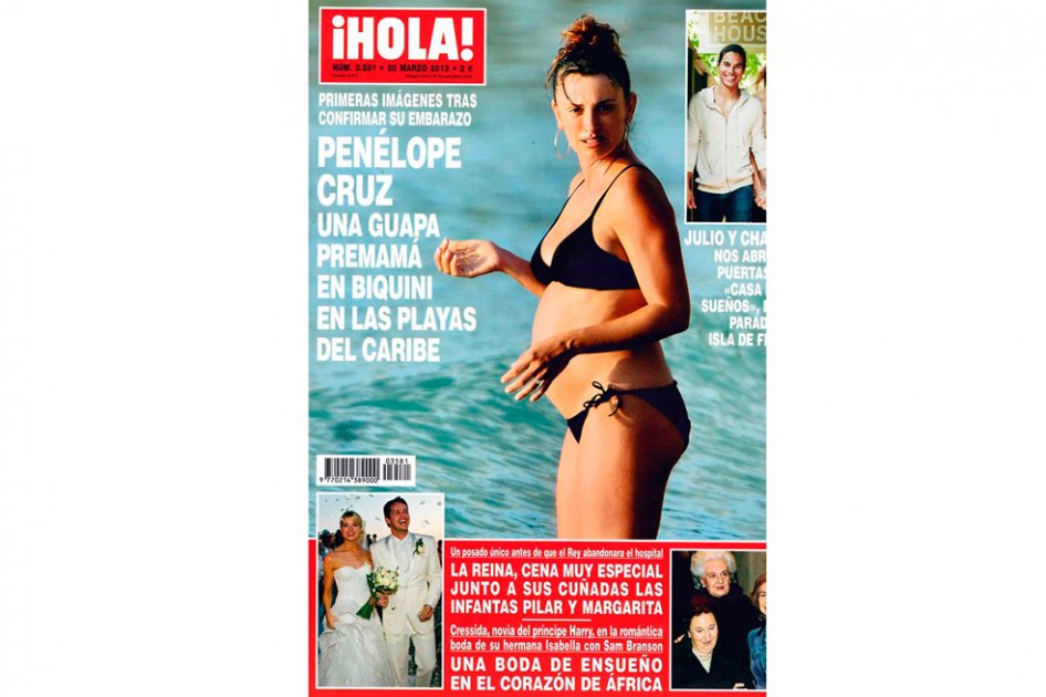 Penélope Cruz presume de su embarazo en las Islas Barbados