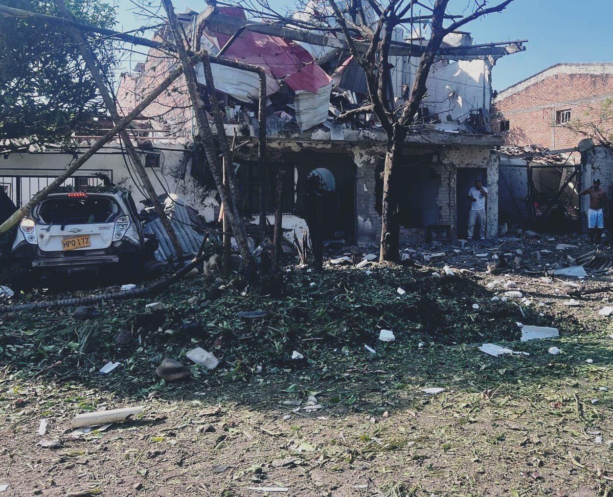 Reportan ataque con carro bomba a Policía en Potreritos, Jamundí (Valle del Cauca)