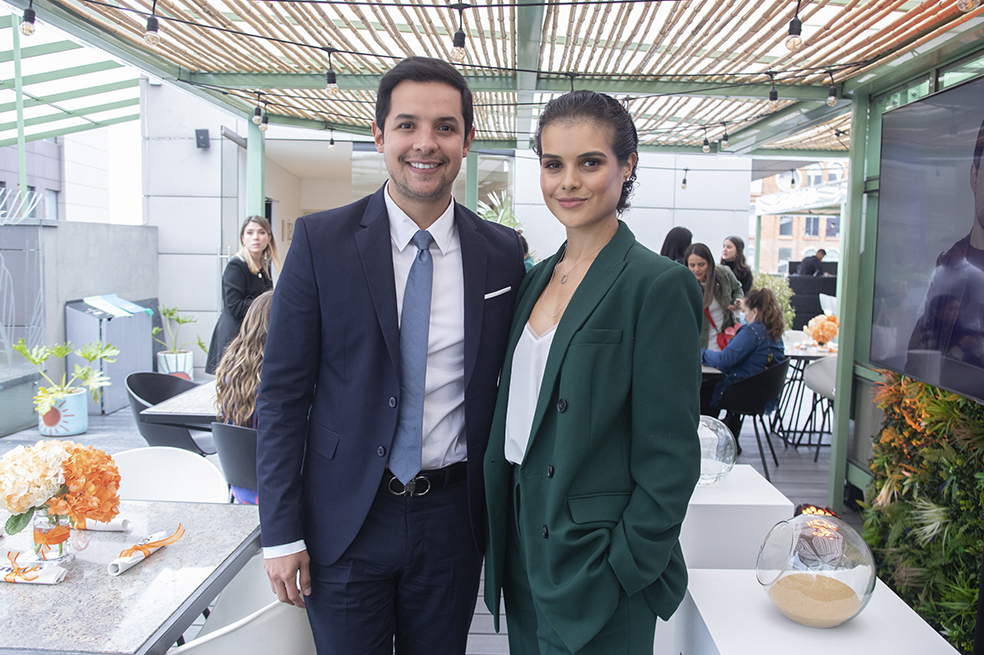 Mario Naranjo y Silvana Diaz La Roche Posay