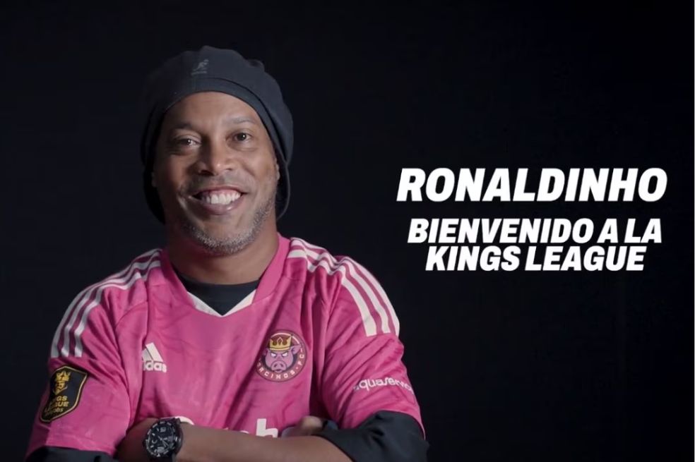 Ronaldinho jugará en la Kings League