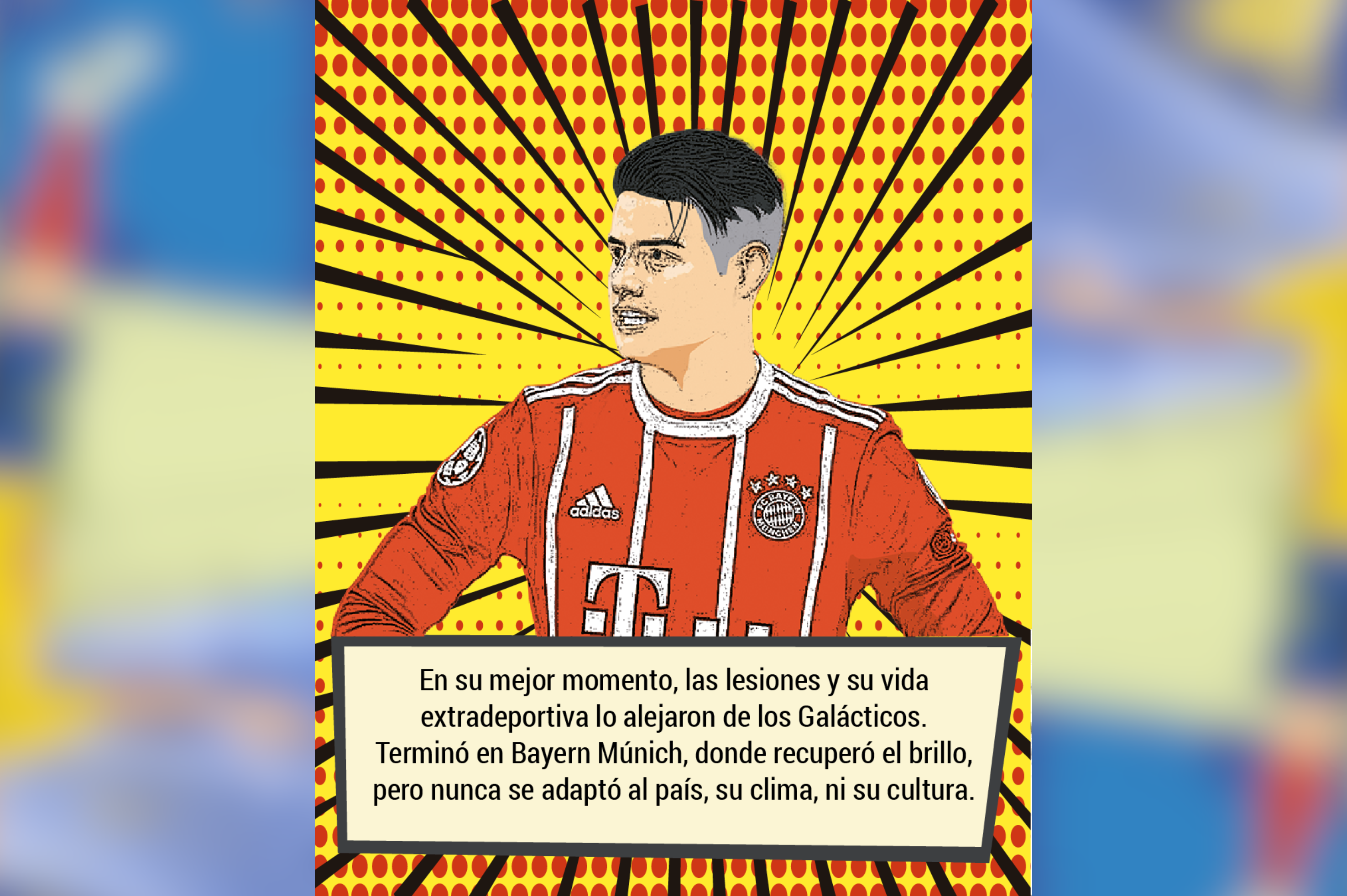 James Rodríguez, el líder de la selección de Colombia.