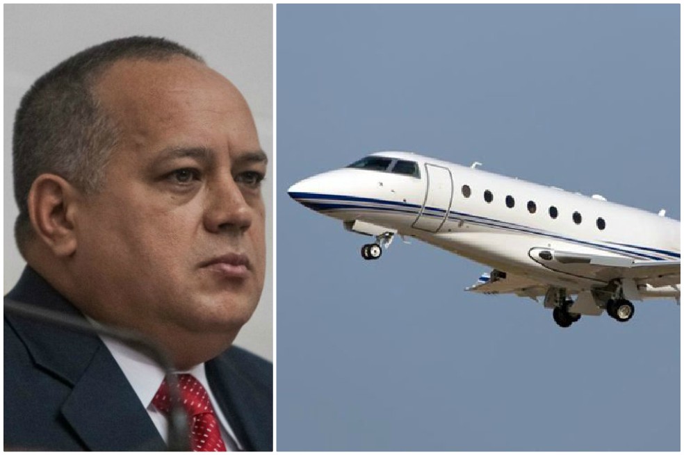 Estados Unidos le decomisa un lujoso avión a Diosdado Cabello