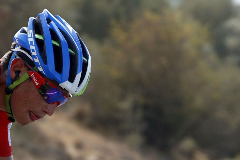 Esteban Chaves es tercero en la Vuelta a España. Foto: AFP