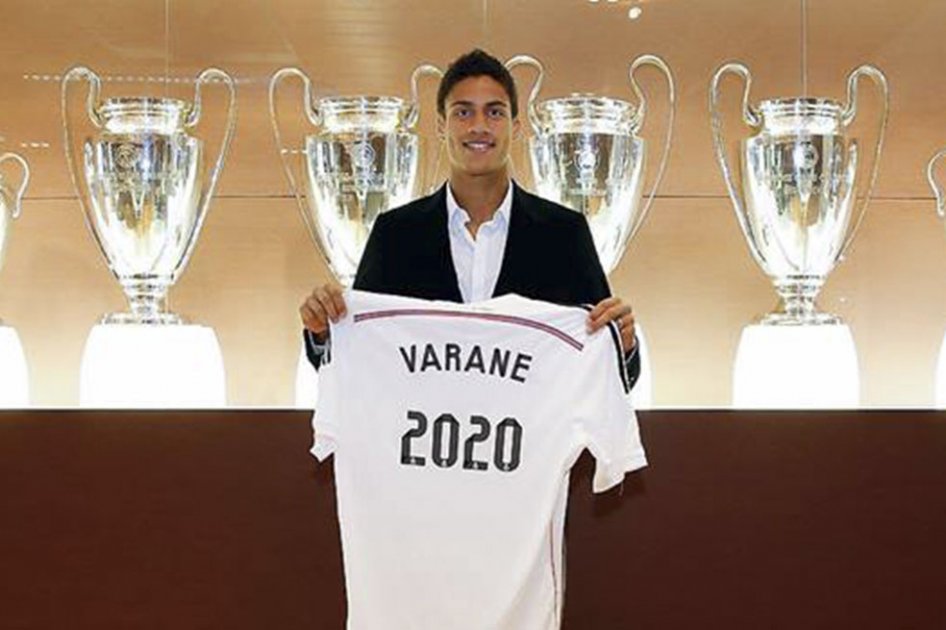 Raphael Varane amplió su contrato con el Real Madrid hasta 2020