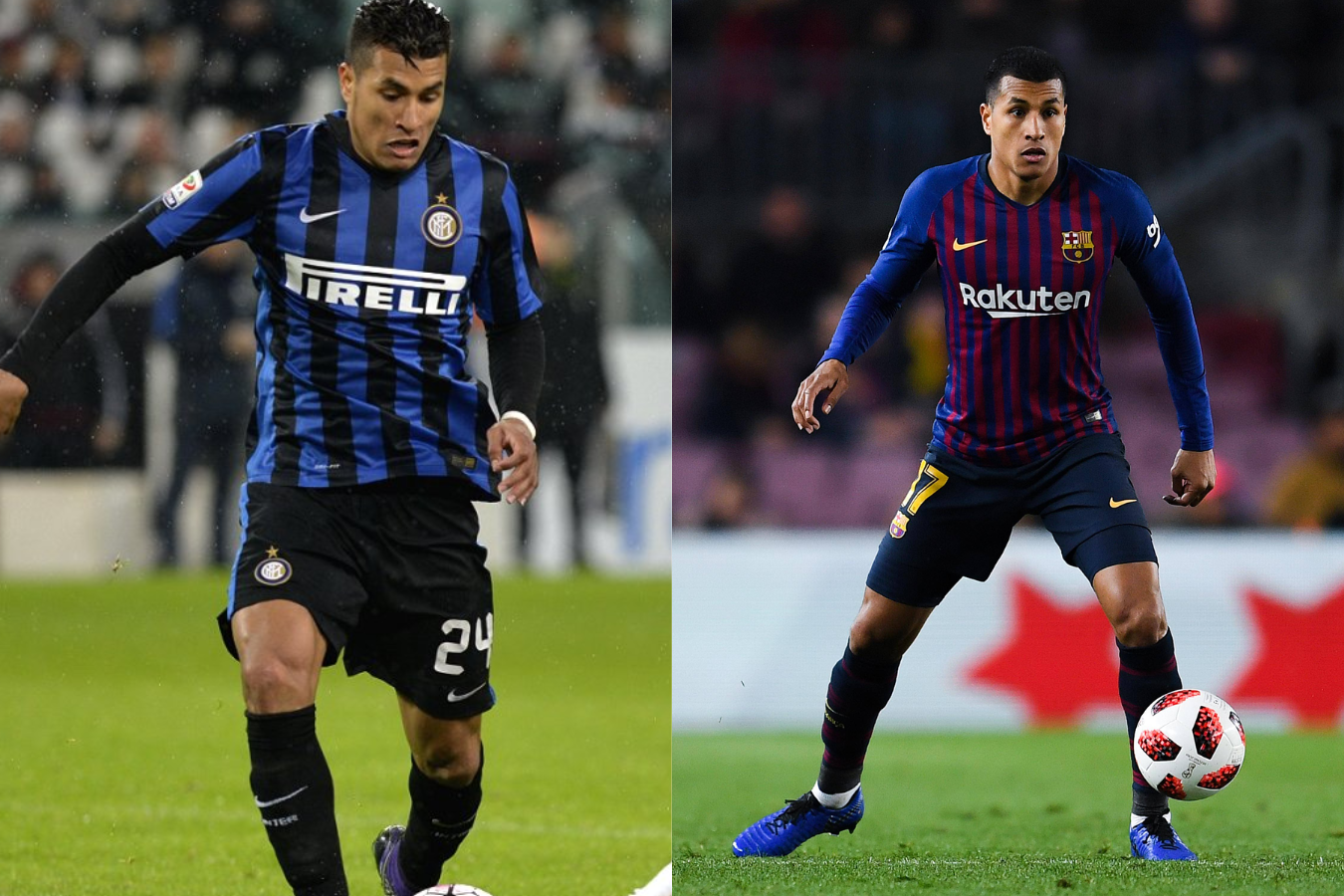 El central colombiano estuvo en el Inter de Milán desde 2015 al 2017. En enero de 2019 llegó cedido al Barcelona, donde jugó hasta diciembre de ese mismo año.