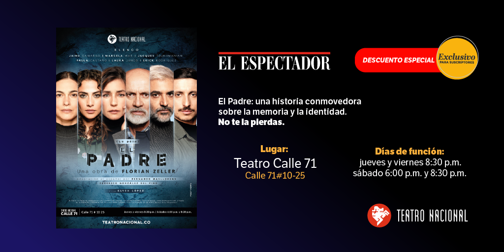 Dos imperdibles del Teatro Nacional: “El Padre” y “Exit” estrenan las tablas