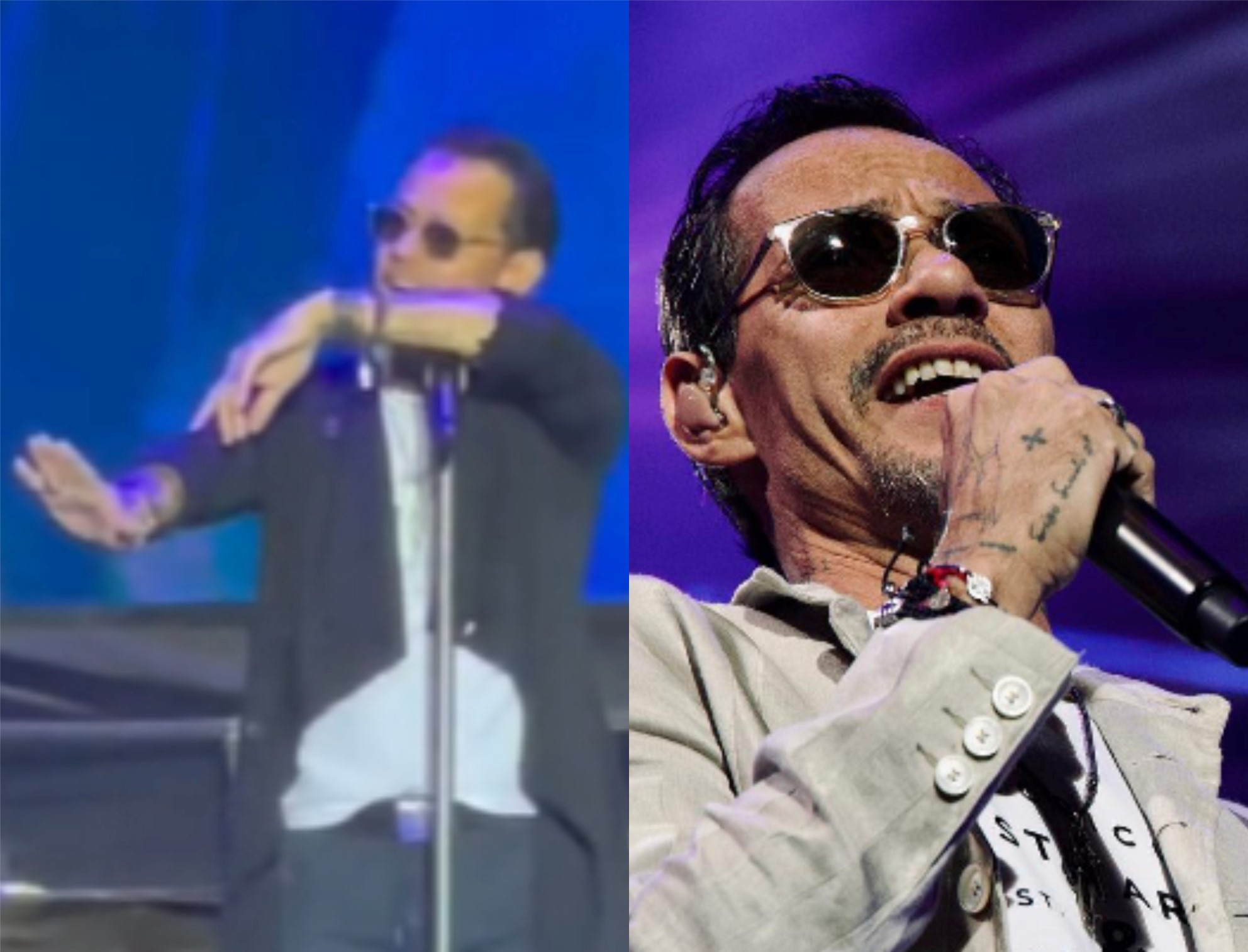 Video: Marc Anthony pidió aguardiente, y le dieron un botellazo en Medellín