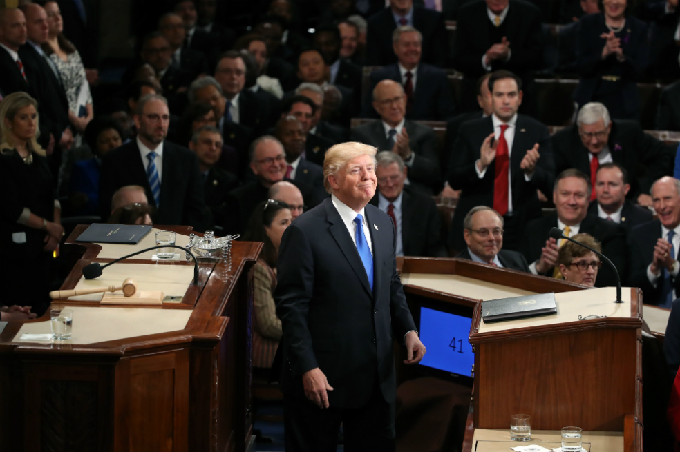 Los ocho puntos claves del discurso de Donald Trump
