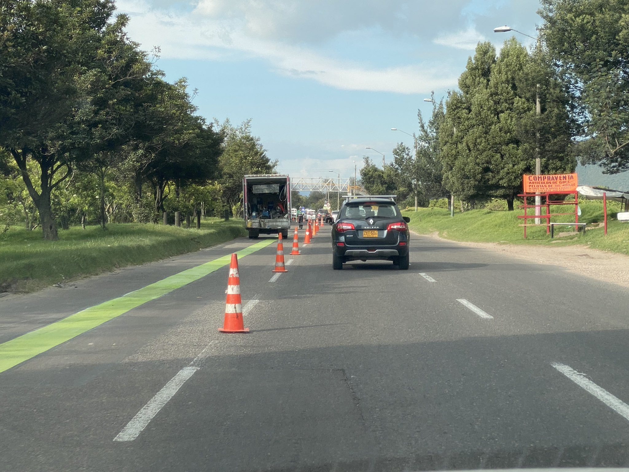 Distrito aclaró motivo de nueva señalización de carril verde en la Autonorte