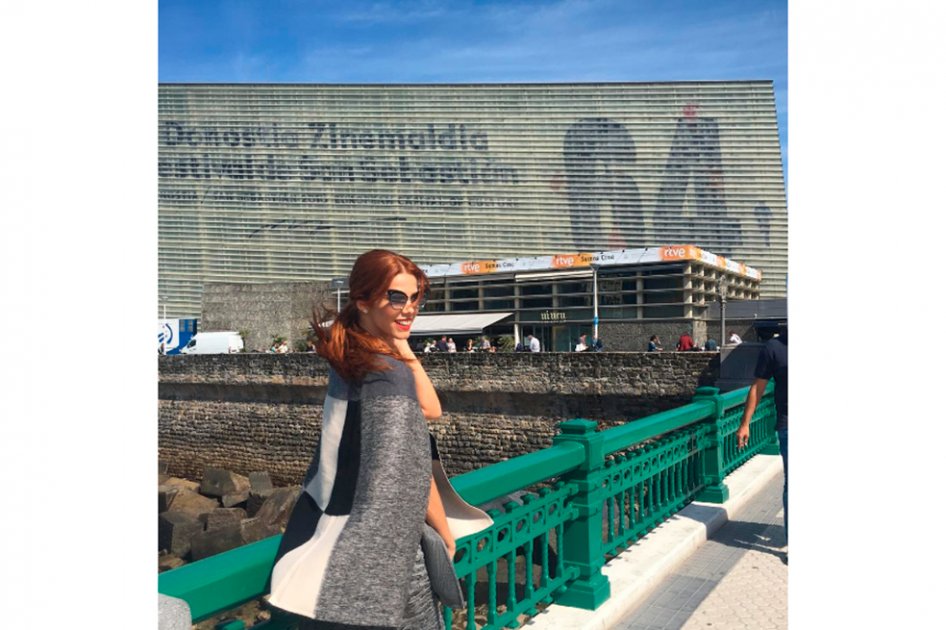 Juana Acosta en San Sebastián. / Tomada de Facebook.com/JuanaAcostaOficial
