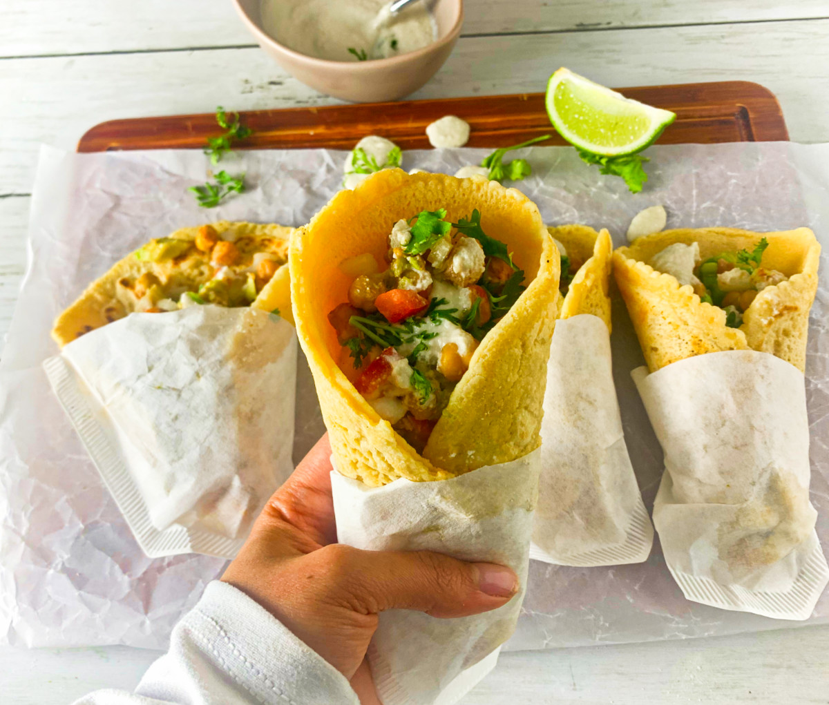 Una receta nutritiva y deliciosa: así se hace el ‘wrap’ de garbanzos