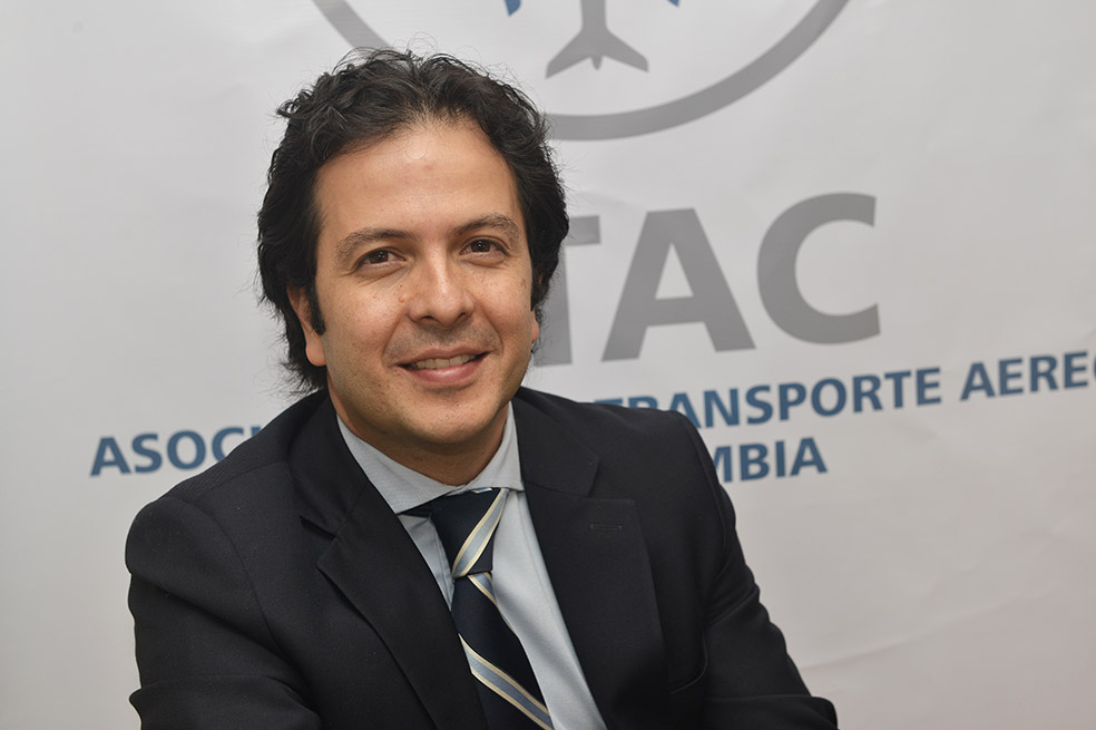 Gilberto Salcedo, presidente Asociación del Transporte Aéreo en Colombia. Cortesía