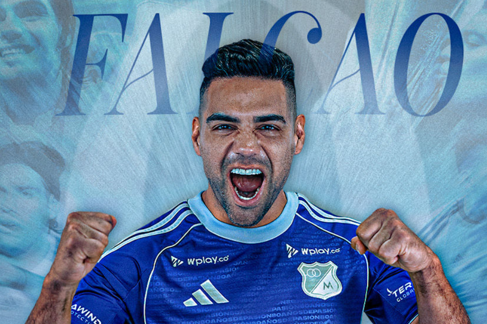 Así fue el primer gol de Radamel Falcao García tras su regreso a Millonarios: video