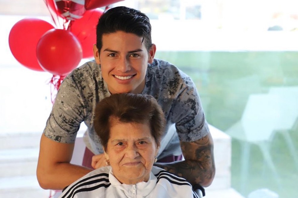 “Te extrañaré toda mi vida”: James Rodríguez despidió a su abuela