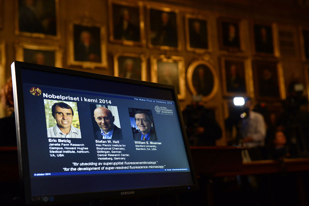 Padres del nanoscopio ganan Nobel de Química