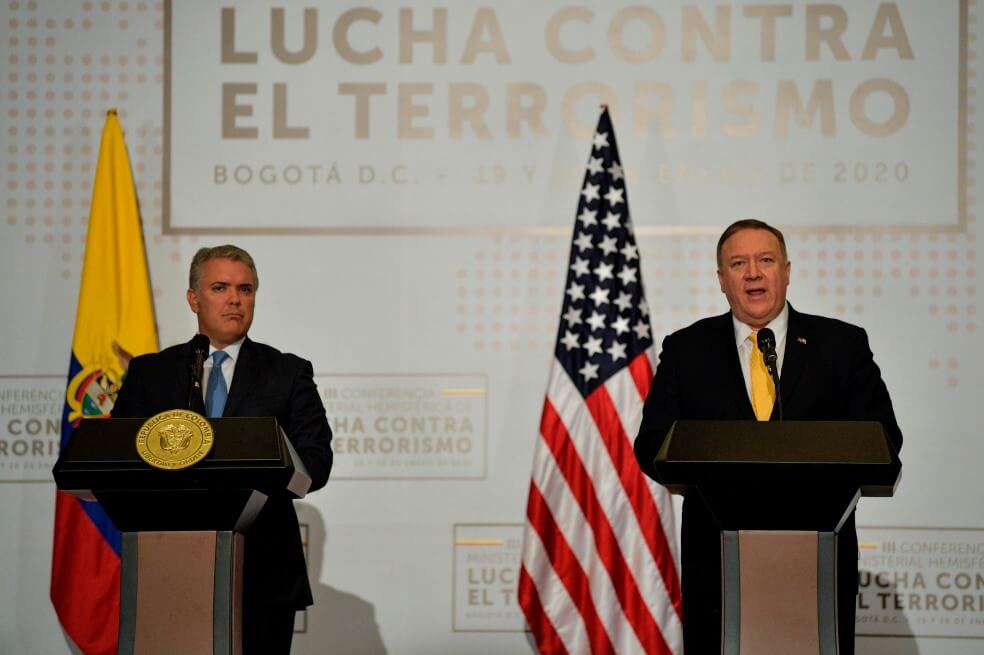 Iván Duque y Mike Pompeo insisten en aliviar la crisis de Venezuela