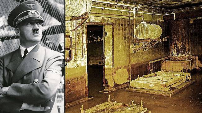 Revelan fotos inéditas del búnker de Hitler