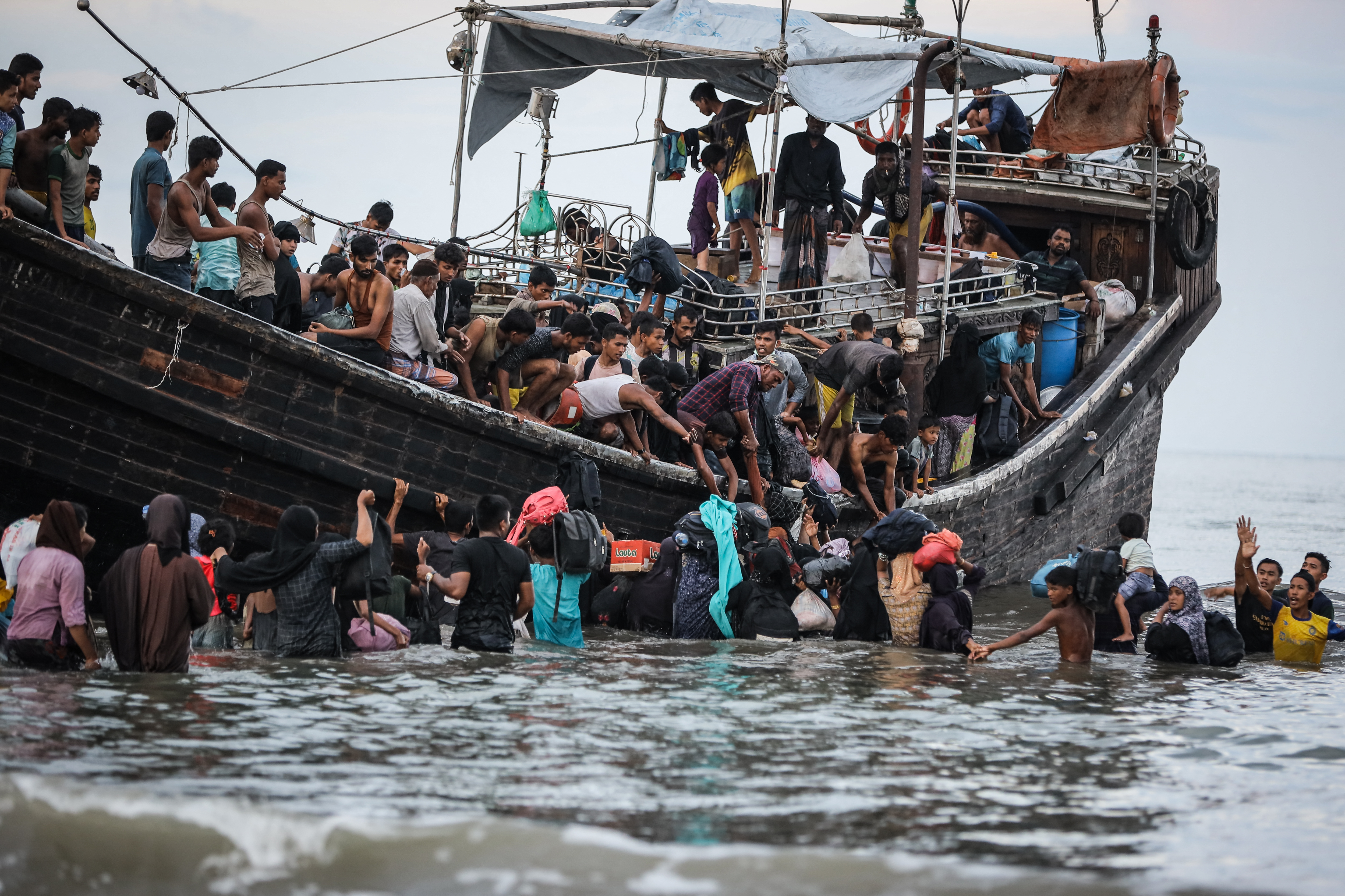 Migrantes rohinyás