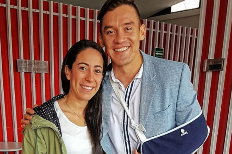El regalo que Mariana Pajón y Carlos Oquendo le tenían al papa