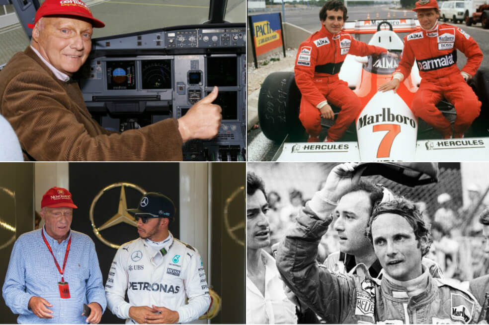 Niki Lauda, el milagro de la Fórmula Uno que se transformó en magnate aéreo