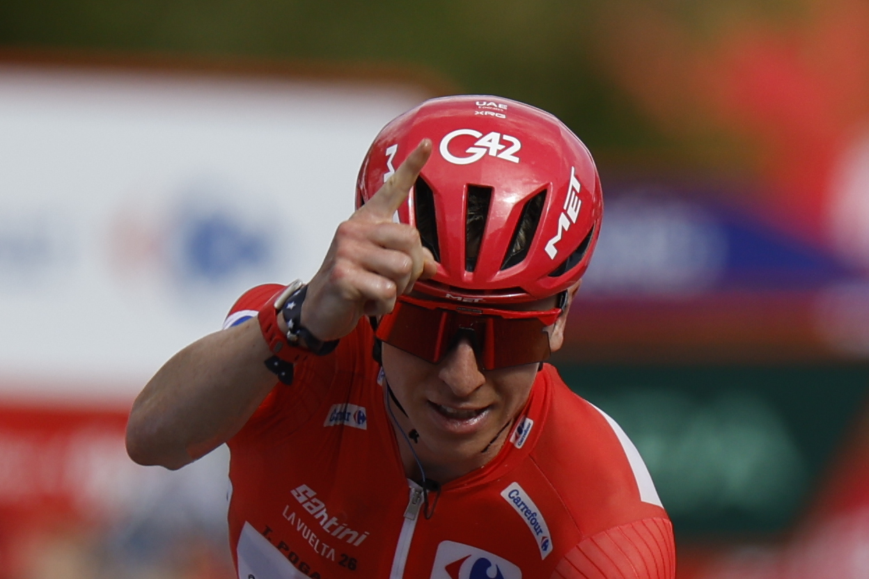 Pogacar volvió a dar cátedra y logró su tercera victoria de etapa en la Vuelta a España 2026