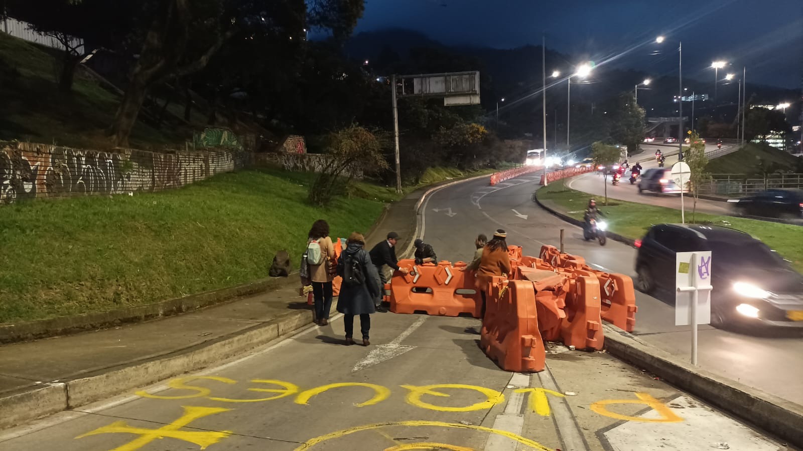 Movilidad: manifestantes se retiran del Portal Américas